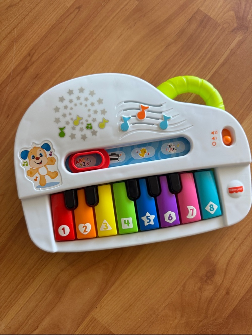 Fisher-Price Colorful Kids Piano Toy - Rainbow Keys